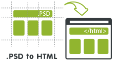 PSD to HTML Web Design
